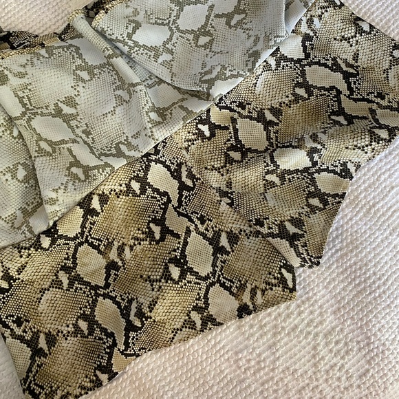 Zara Snake Print Skort Skirt - Picture 7 of 8